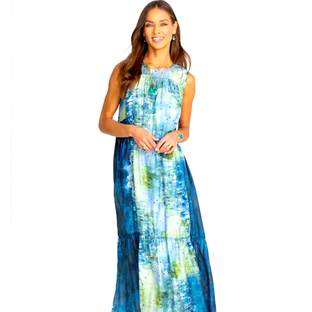 NWT Johnny Was Gimova Shirred Dress